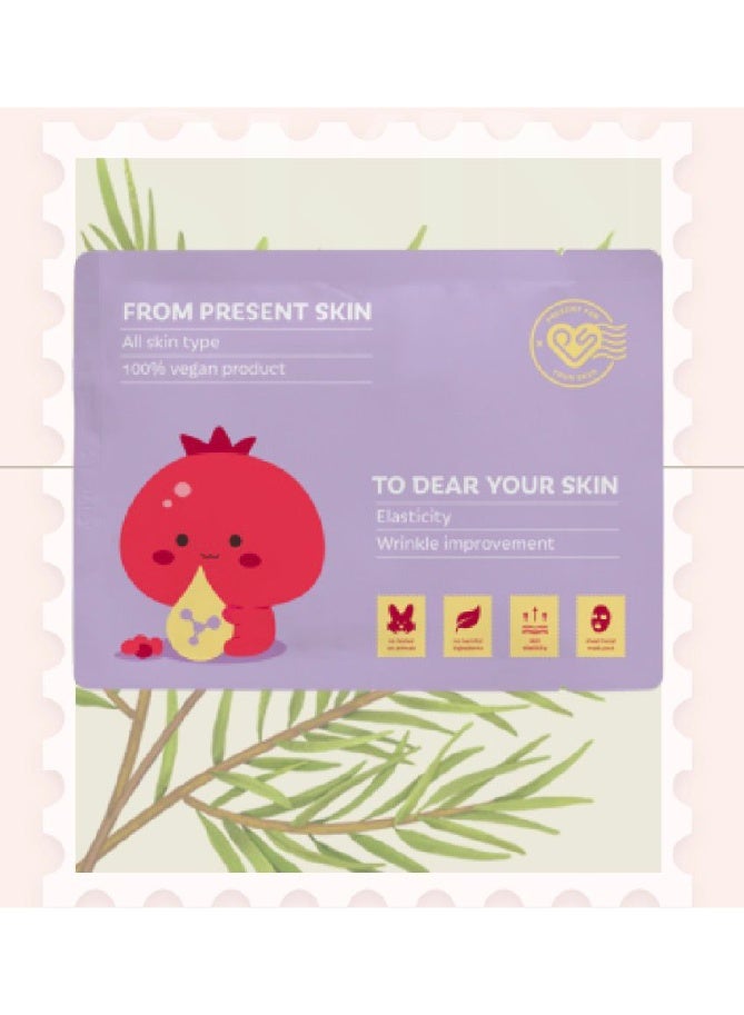 Vegan Present Skin Vegan Cosmetics Mask Pack Set (4 Types) - Image 1