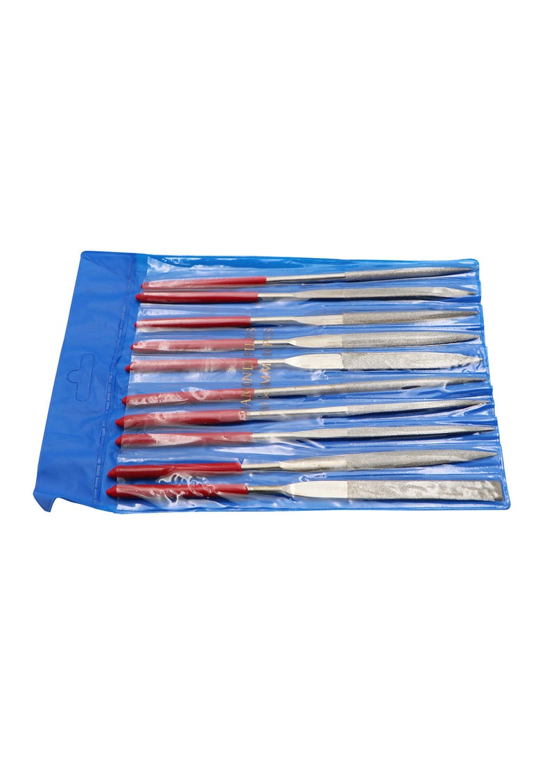Max Germany Max Germany DIANEFISET Diamond Needle File Set, 10 Pieces  - Image 3