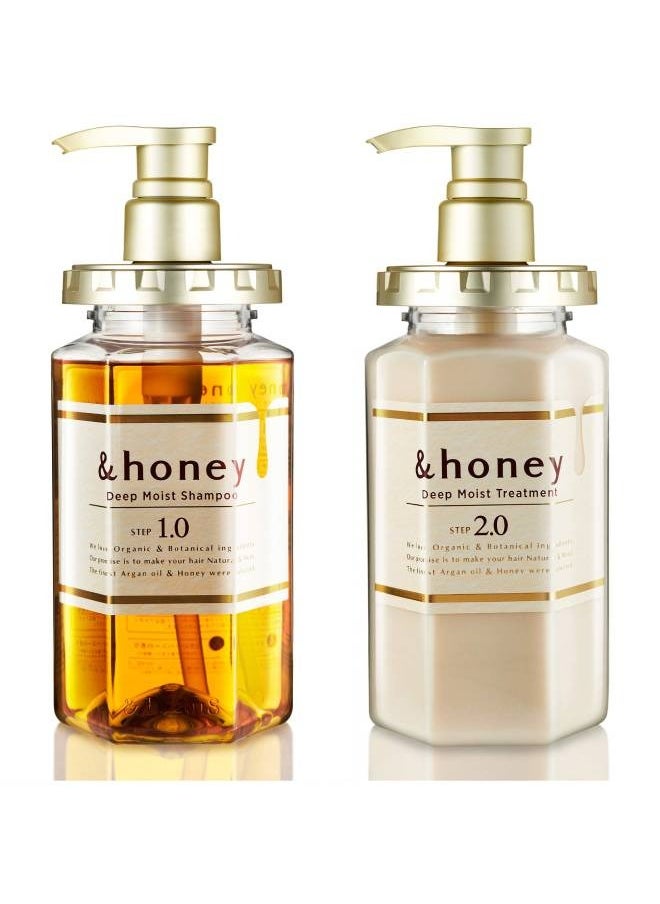 &Honey &hone Deep Moit Shampoo And Treatment 