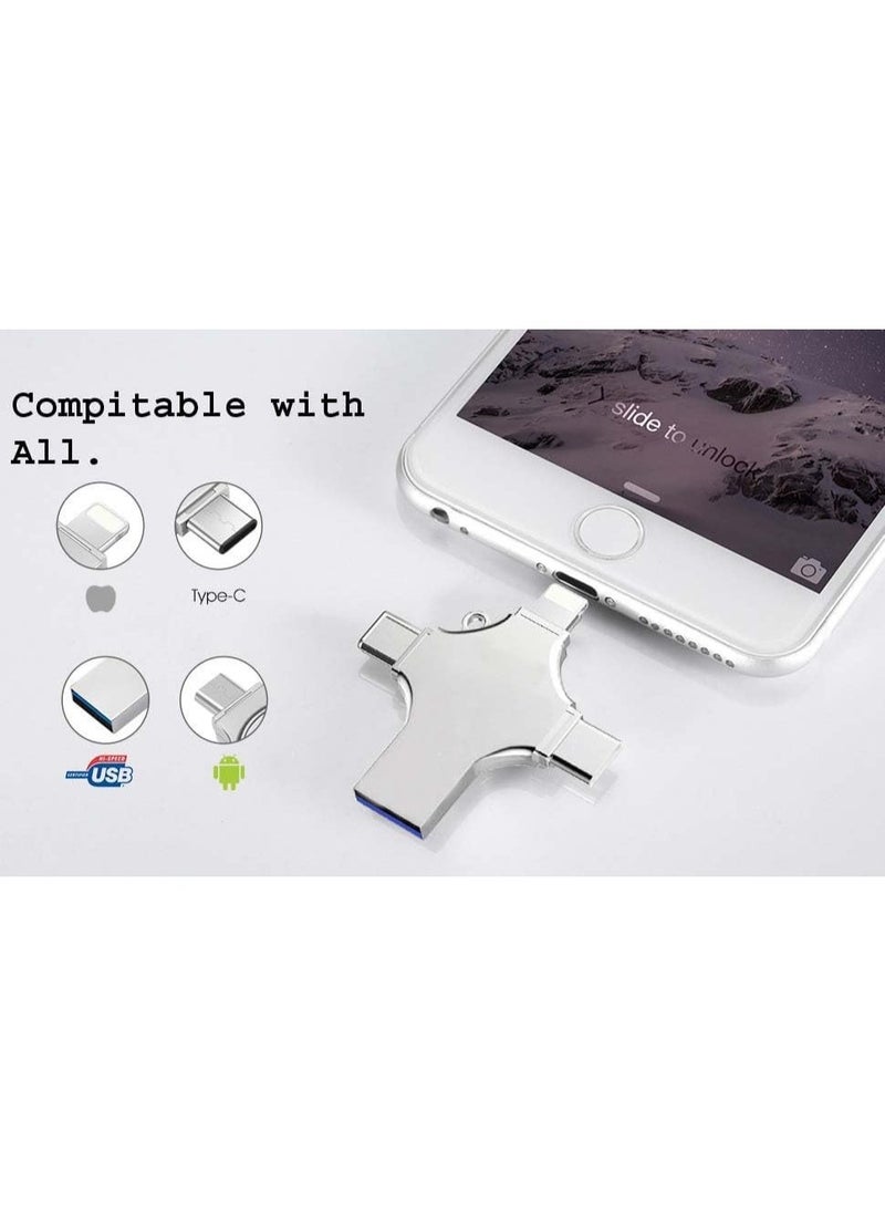 Flash Drive 1TB 4 in 1 USB 3.0 OTG Flash Drive for iPhone Android iPad Mac and Windows - Image 3
