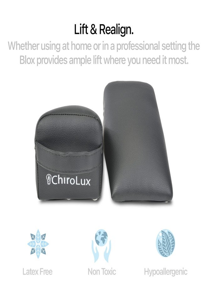 ChiroLux Blox - مكعبات SOT للحوض والعجز على طراز ديجارنيت لضبط دقيق. اكتشف دعمًا فائقًا للعجز والحوض مع مكعبات SOT للعلاج بتقويم العمود الفقري وأوتاد العلاج الطبيعي. - Image 5