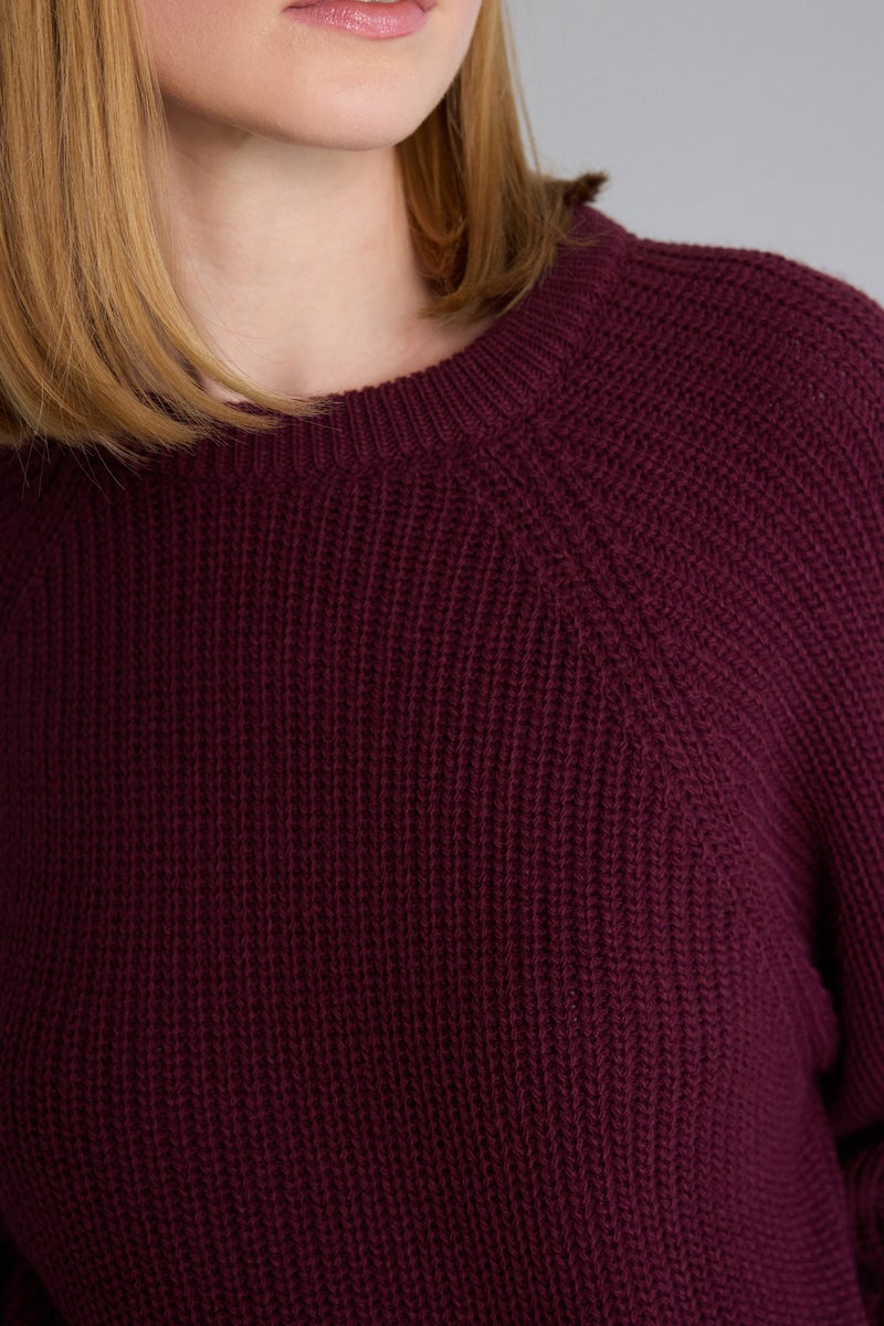 DeFacto Red Woman Regular Fit Long Sleeve Basic Knit Pullover Casual - Image 5