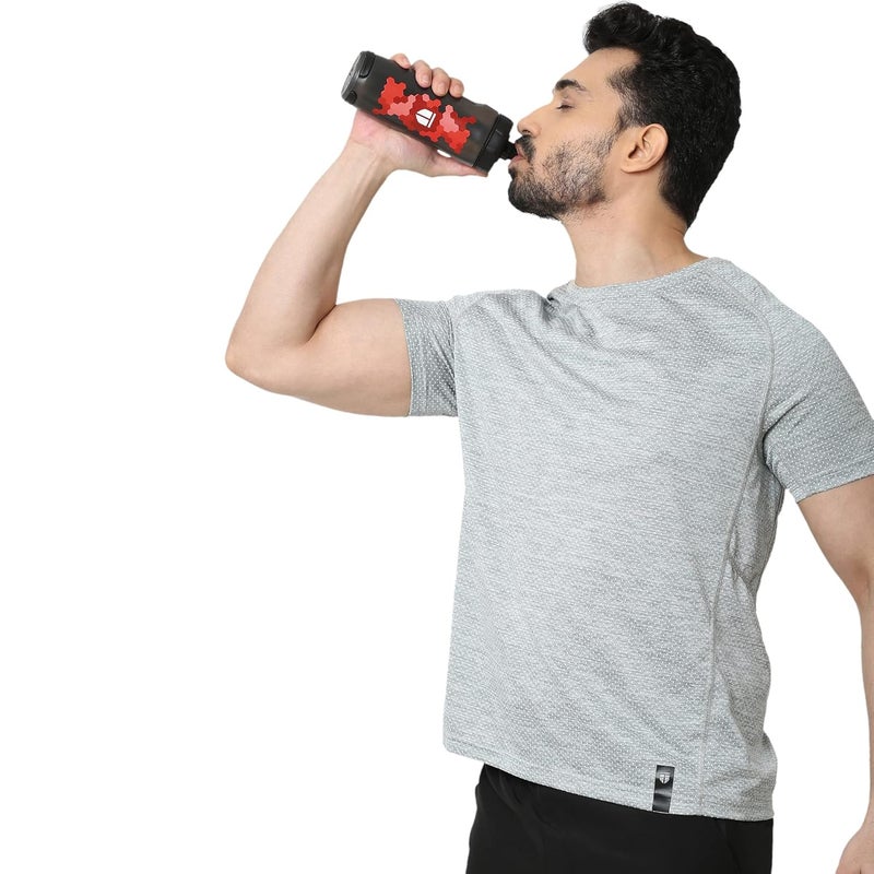 TEGO زجاجة جري بلاستيكية من قصب السكر للركض، التمارين، الصالة الرياضية، محمولة، لياقة بدنية، مشروب للرجال، النساء والأطفال - Image 5