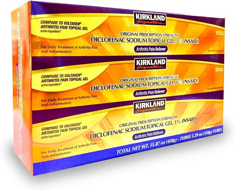 Kirkland Kirkland Signature Diclofenac Sodium Topical Gel 1%, 15.87 Ounces 