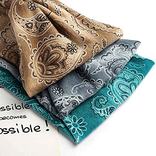 Aceorna Boho Bandeau Headbands Wide Knot Hair Band Stretch Turban Head Wraps Fashion Hair Accessories for Women 3 Pcs (Popular) - Image 3