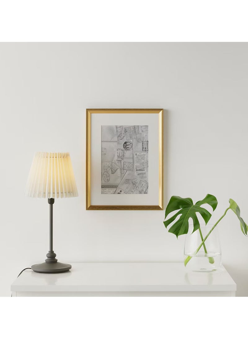 Selecto Hub Wall Picture Frame, Wall Hanging Photo Frame, Mounted Frame for Home, Office (Plastic & Fibreboard) Gold 30x40cm - Image 2