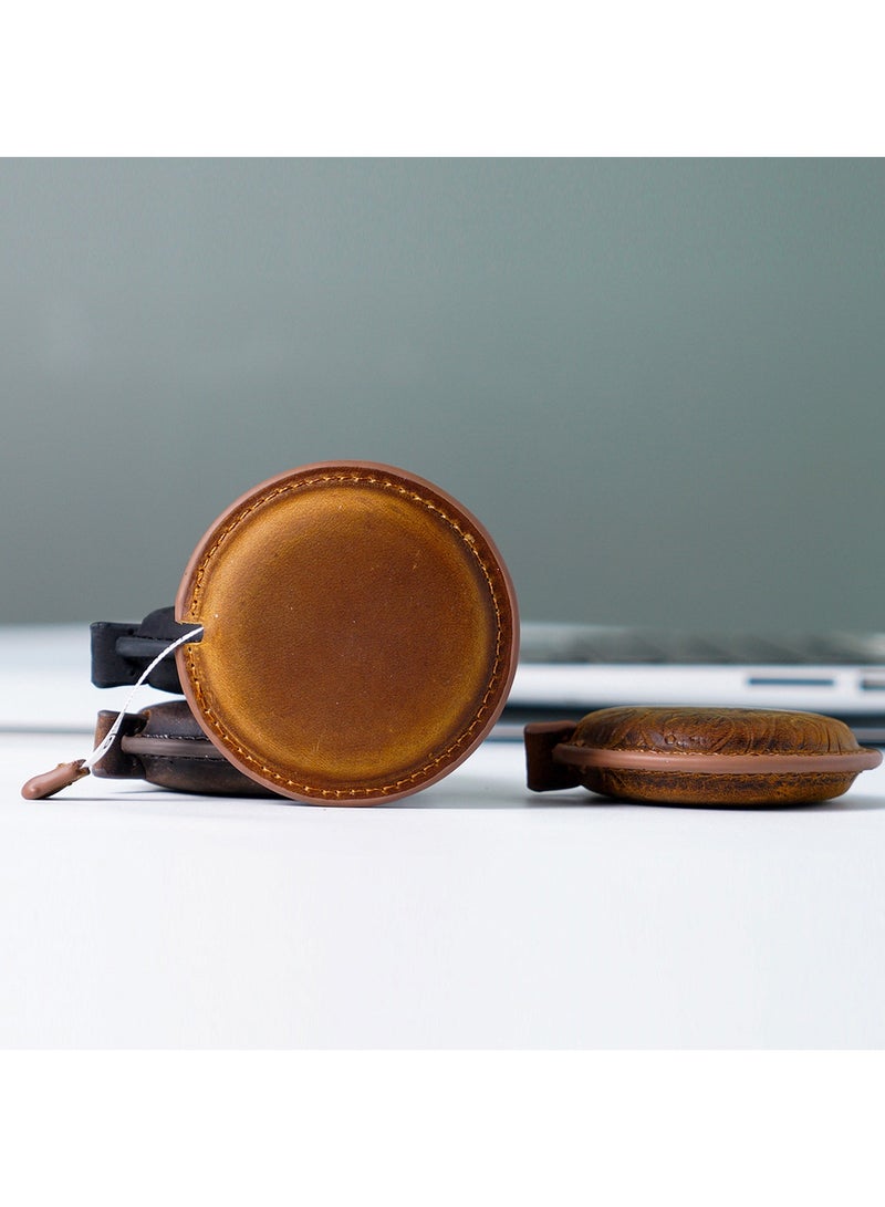 Generic Portable Tape Measure, Vintage Handmade Cowhide Tape Measure 150 cm  - Image 5