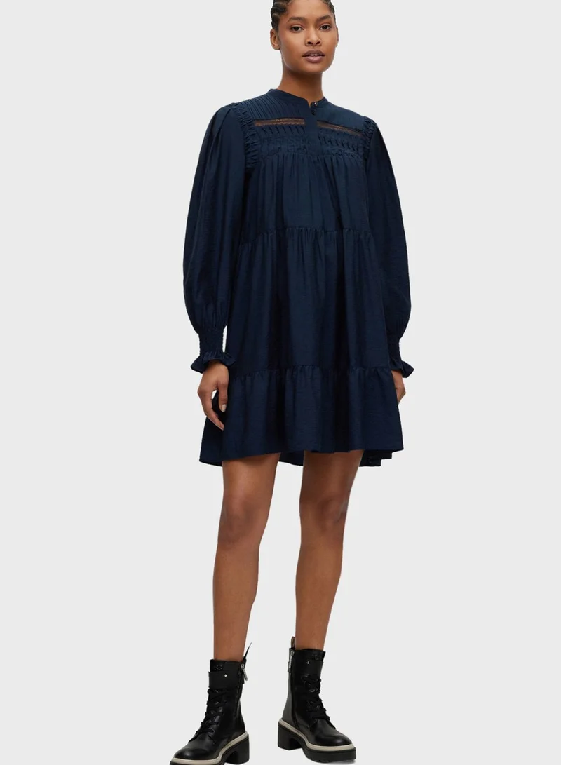 BOSS Ruffled Mini Dress