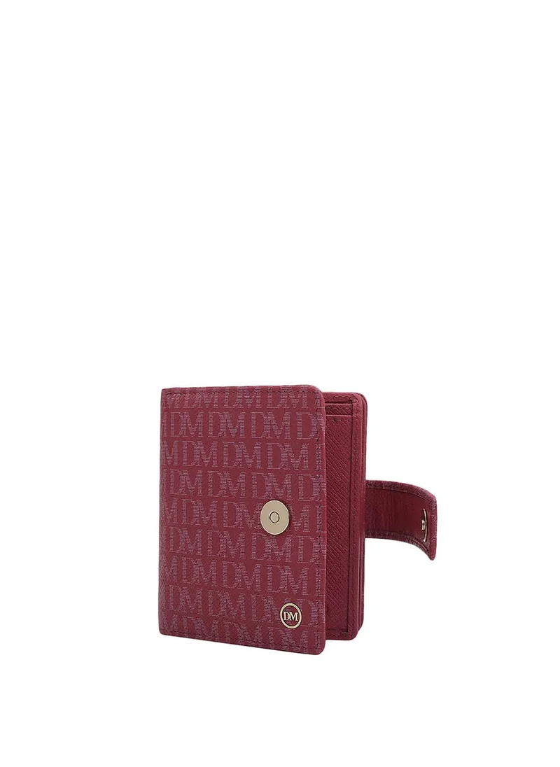 دا ميلانو محفظة نسائية جلد طبيعي بنفسجي من دا ميلانو