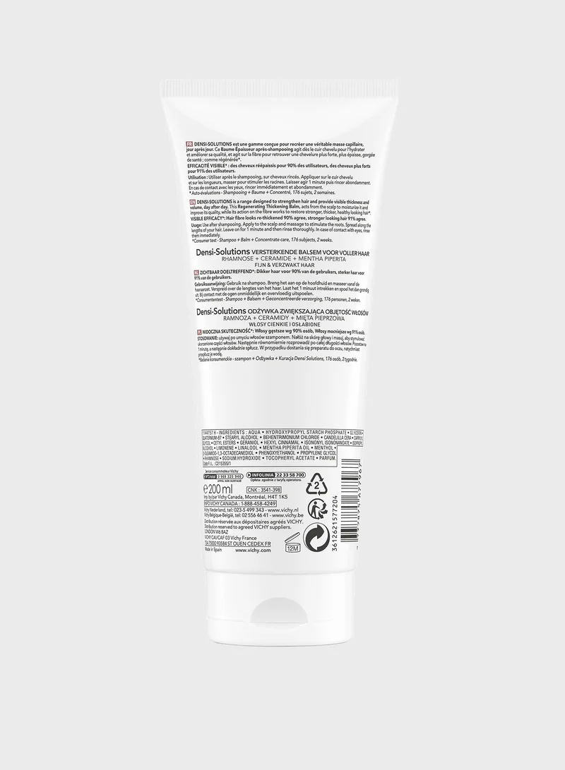 VICHY Vichy Dercos Densi-Solutions Hair Thickening Conditioner 200ml