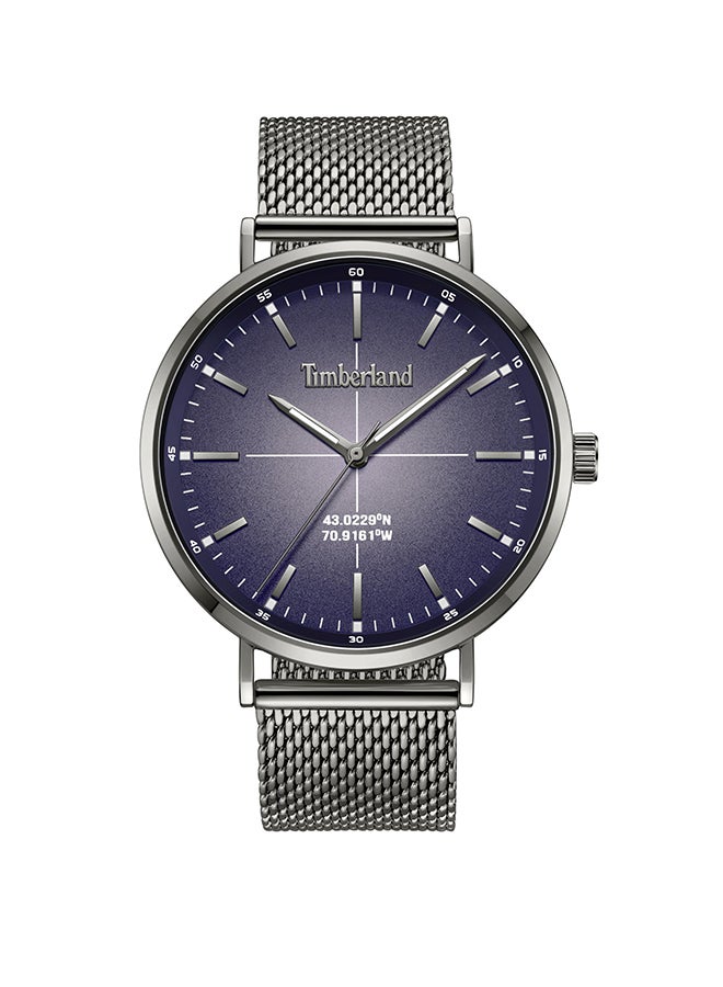 Timberland Men Rangeley  Men's Blue Dial Silver Stainless Steel Bracelet Analog Watch 5ATM - Image 1