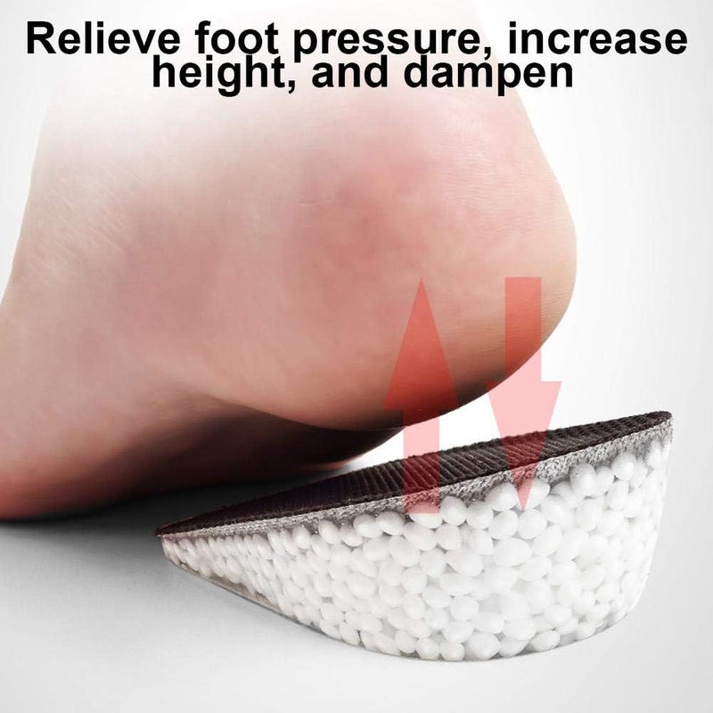 klarako Heel Cushion Inserts, Half Invisible Heel Insert Shoes Lift Pad Taller Cushion Heel Lift Inserts[1#1.5cm], Height Increase Insoles InsolesShoe Accessories - Image 2