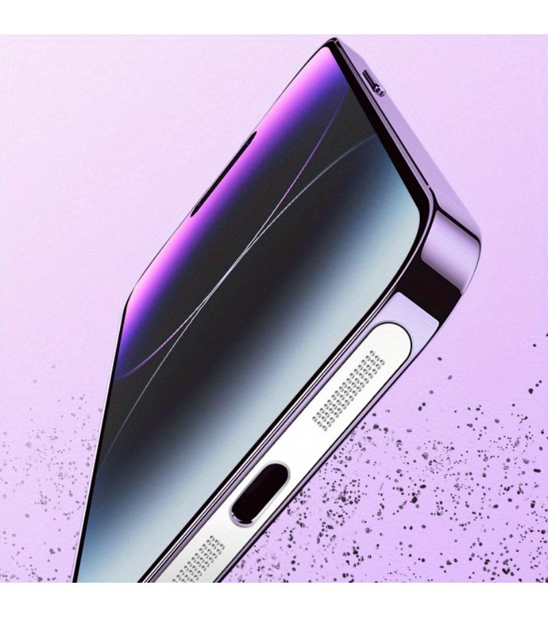 ملصق شبكة حماية السماعات المتكاملة من المعدن المقاوم للغبار لهواتف iPhone 15 14 13 12 Series - أسود - Image 5