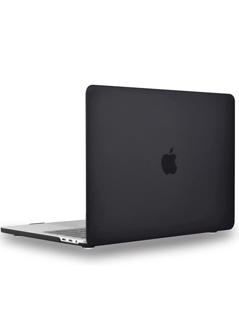 NTECH Plastic Hard Shell Case Cover Compatible For MacBook Pro 13 inch Case M2 2020/2021/2022, 2016-2019 A2338 M1 A2251 A2289 A2159 A1989 A1708 A1706 With/Without Touch Bar  Black - Image 1