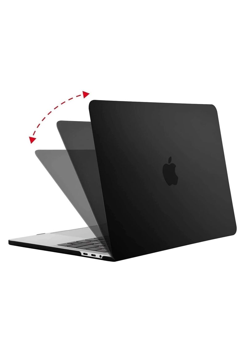 NTECH Plastic Hard Shell Case Cover Compatible For MacBook Pro 13 inch Case M2 2020/2021/2022, 2016-2019 A2338 M1 A2251 A2289 A2159 A1989 A1708 A1706 With/Without Touch Bar  Black - Image 4