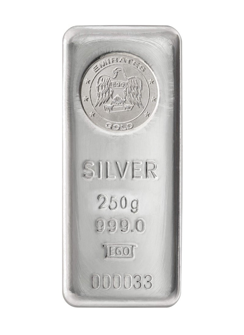 Emirates Gold Emirates | 250g Pure Silver Bar 999 - 250 Grams 