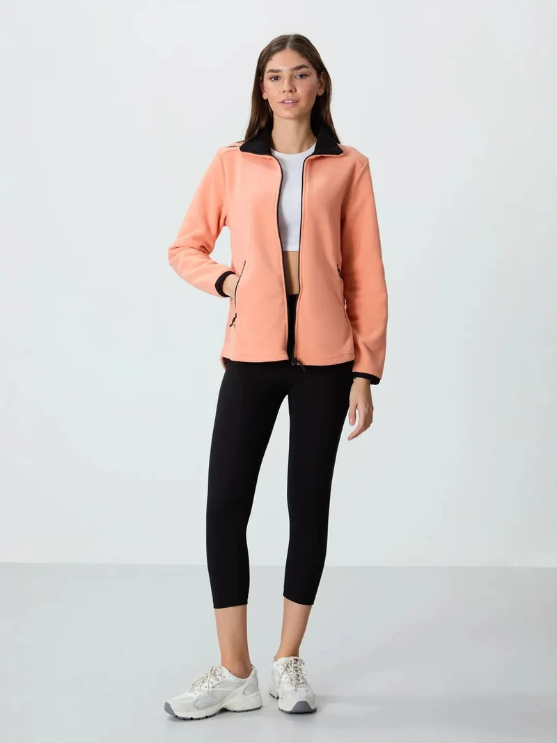تومي لايف TOMMY Women's Plush Zip-Front Sweatshirt