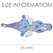 ARELUX Large 36in Cute Dragon Stuffed Animals Plush Toy Soft Sky Blue Pterosaur Plushie Giant Fuzzy Dinosaur Pillow Plushies with White Wings Cuddly for Friends Family Member - Image 4