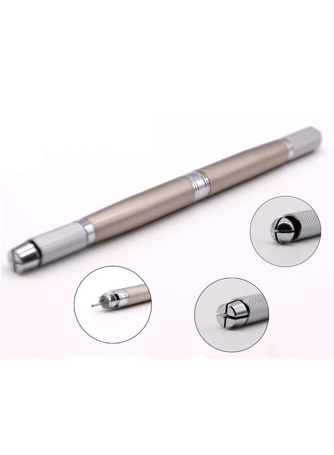 XIAOYU قلم الحواجب الدائم اليدوي المتعدد الوظائف 3 في 1 من شياويو - شامبانيا - Image 2