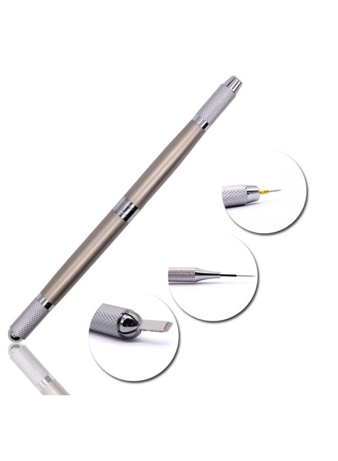 XIAOYU قلم الحواجب الدائم اليدوي المتعدد الوظائف 3 في 1 من شياويو - شامبانيا - Image 1