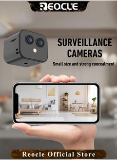 REOCLE Camera Hidden WiFi Camera with Remote Viewing 1080P HD Small Nanny Camera Indoor with Remote View Wireless Hidden WiFi Charger Camera for Home and Office  - Image 5