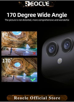 REOCLE Camera Hidden WiFi Camera with Remote Viewing 1080P HD Small Nanny Camera Indoor with Remote View Wireless Hidden WiFi Charger Camera for Home and Office  - Image 4