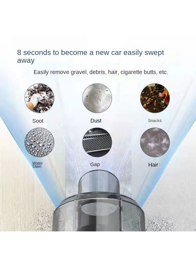 Wireless Rechargeable Vacuum Cleaner Portable Handheld Household Vehicle-mounted Strong Suction High-power Vacuum Cleaner - Image 4