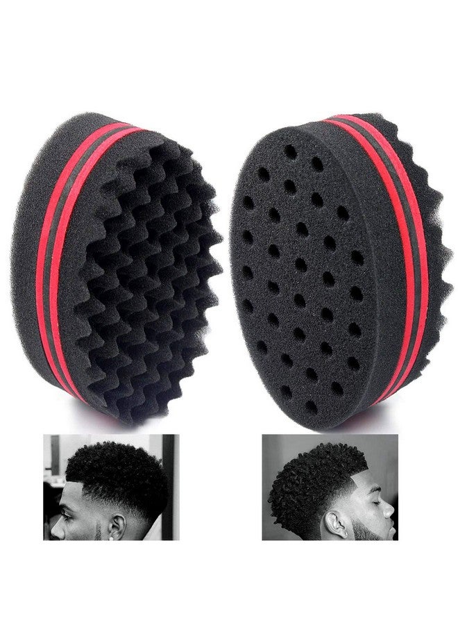 AIR&TREE Air Tree Magic Barber Sponge Brush Twist Hair For Wavedreadlockcoilsafro Curl As Hair Care Tool 2.8 In Hole Diameter Suitable For Curly Hair (1 Pcs) - Image 1