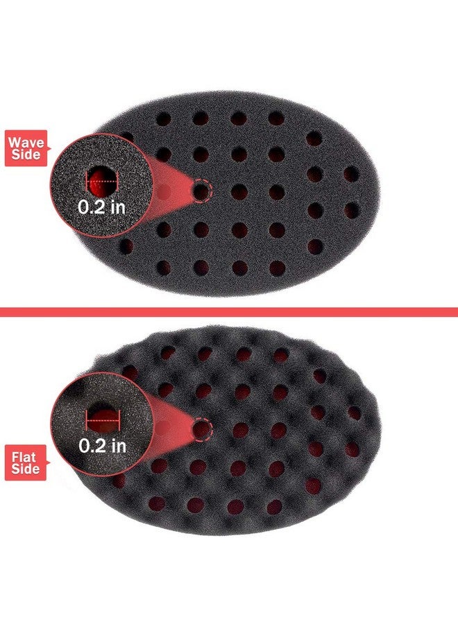AIR&TREE Air Tree Magic Barber Sponge Brush Twist Hair For Wavedreadlockcoilsafro Curl As Hair Care Tool 2.8 In Hole Diameter Suitable For Curly Hair (1 Pcs) - Image 5