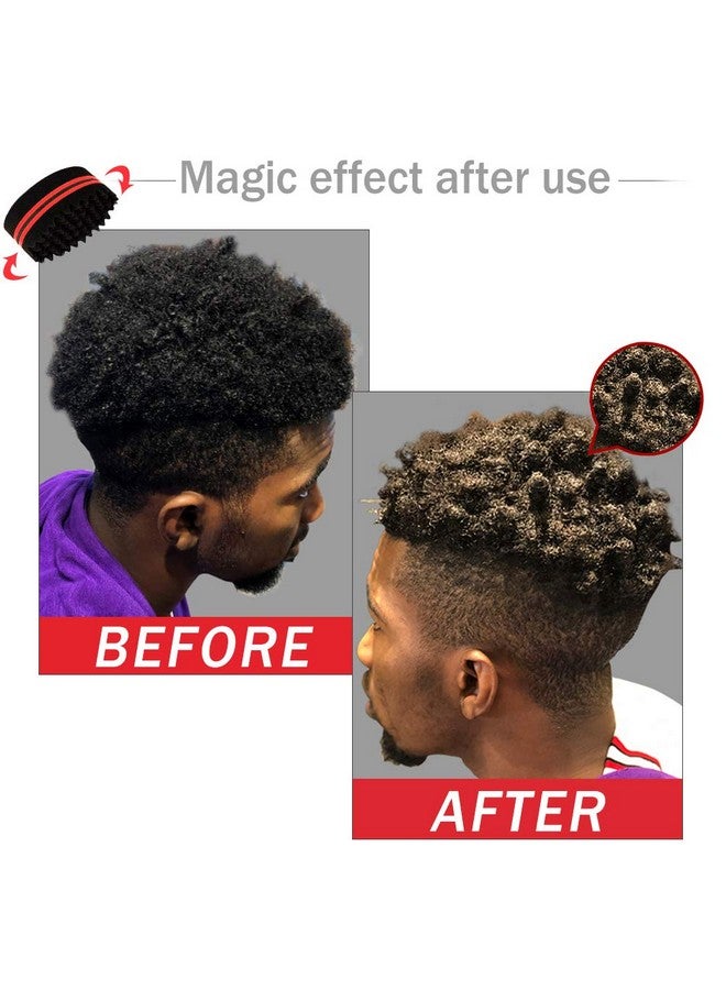 AIR&TREE Air Tree Magic Barber Sponge Brush Twist Hair For Wavedreadlockcoilsafro Curl As Hair Care Tool 2.8 In Hole Diameter Suitable For Curly Hair (1 Pcs) - Image 2