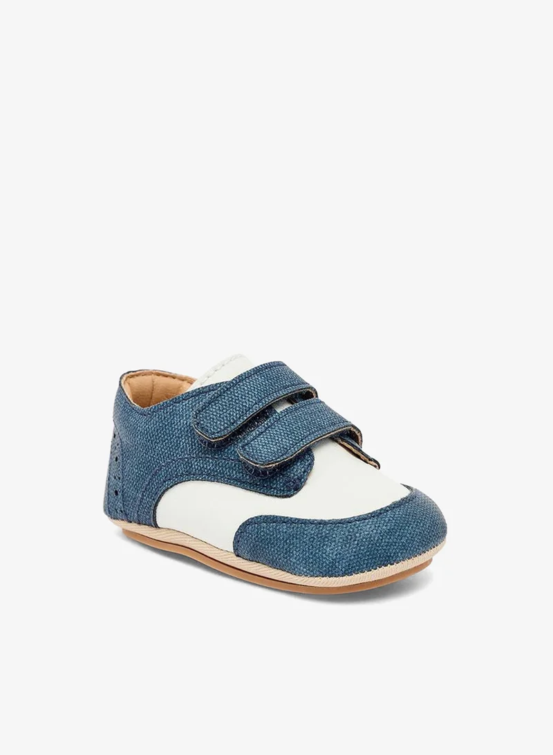 بيرفيت Booties With Hook & Loop, Panelled Design