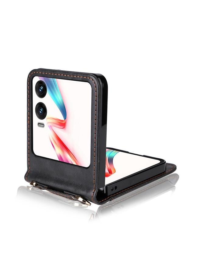 Zaboon Case For Infinix Zero Flip Crossbody Card Bag PU Folding Phone Case - Image 3