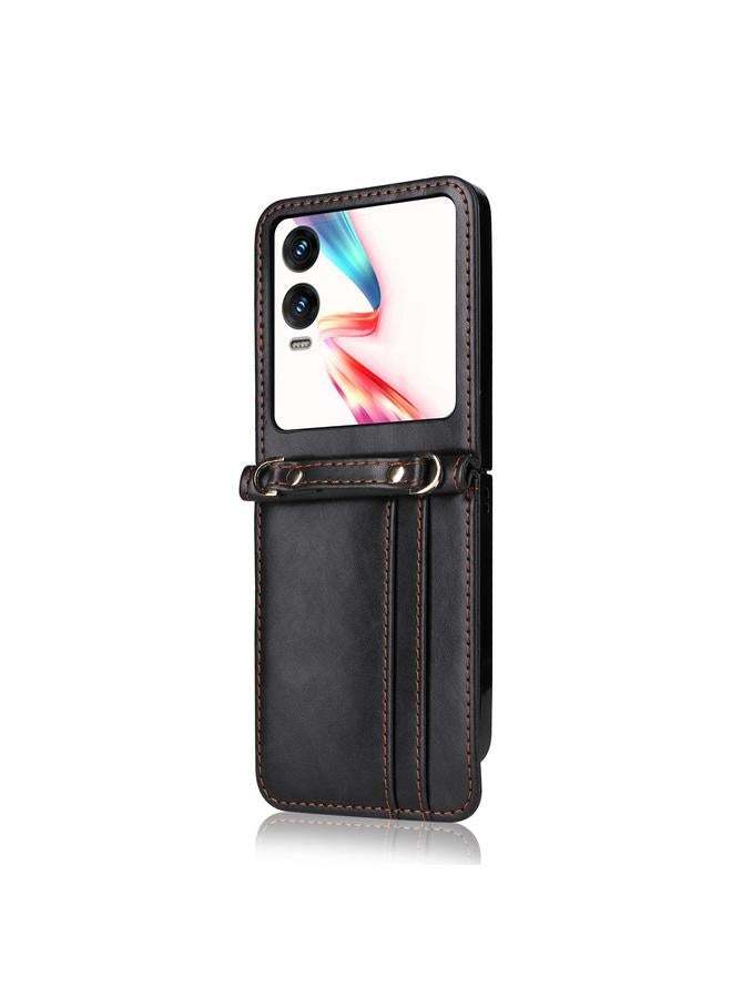 Zaboon Case For Infinix Zero Flip Crossbody Card Bag PU Folding Phone Case - Image 2