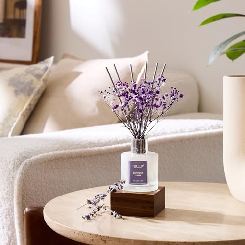 Airkeep Reed Diffuser Set,3.38 fl oz (100 ml) - Lavender Field Oil Diffusers with 8 Reed Sticks, Home Fragrance Reed Diffuser for Bathroom Shelf Decor - Image 2