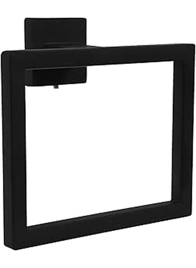 Stainless Steel Bathroom Towel Ring and Wall Mount Rack for Storage - Image 1