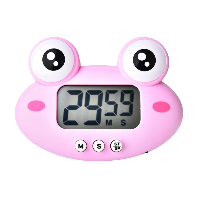 Digital Kitchen Timer Cute Animal Timer with Strong Magnet Back Stand Loud Alarm Large Screen Cooking Timer Clock for Time Management Workout Baking Egg Timer - Image 1