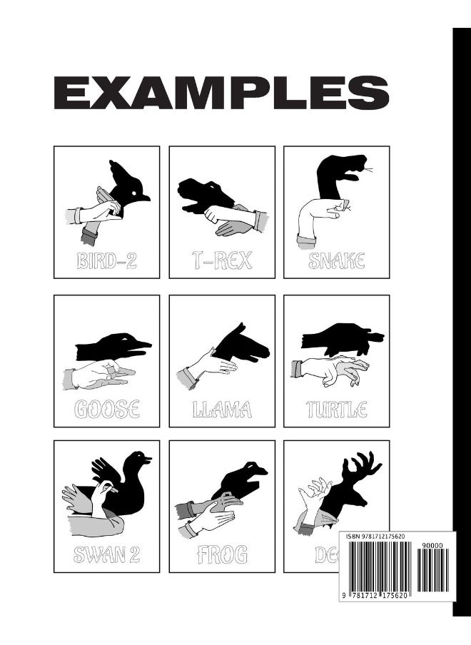 null - Hand Shadows Activity Book for Kids: 40 illustrations easy to follow and fun. This acti - Image 1