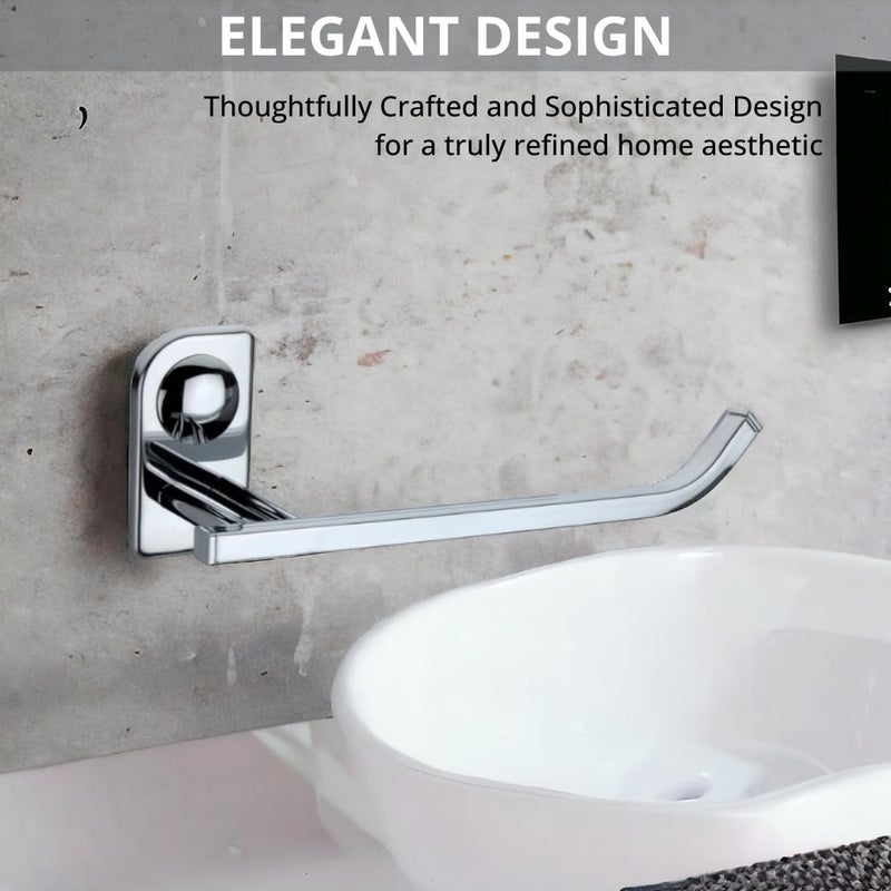 LUXIUR Towel Hanger for Bathroom and Kitchen Accessories Item Holder, 304 Grade Stainless Steel Towel Ring, Napkin Holder for Wash Basin, Chrome Finish - Image 4