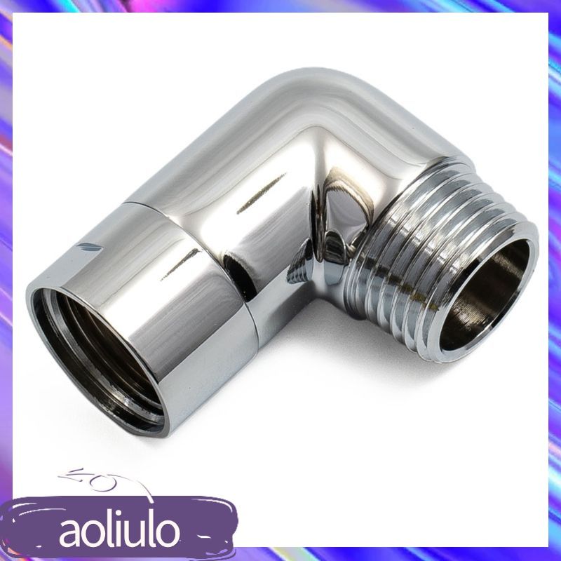 Overhead shower adapter 90-degree right angle elbow brass union swivel connection to wall shower head connector - Image 5