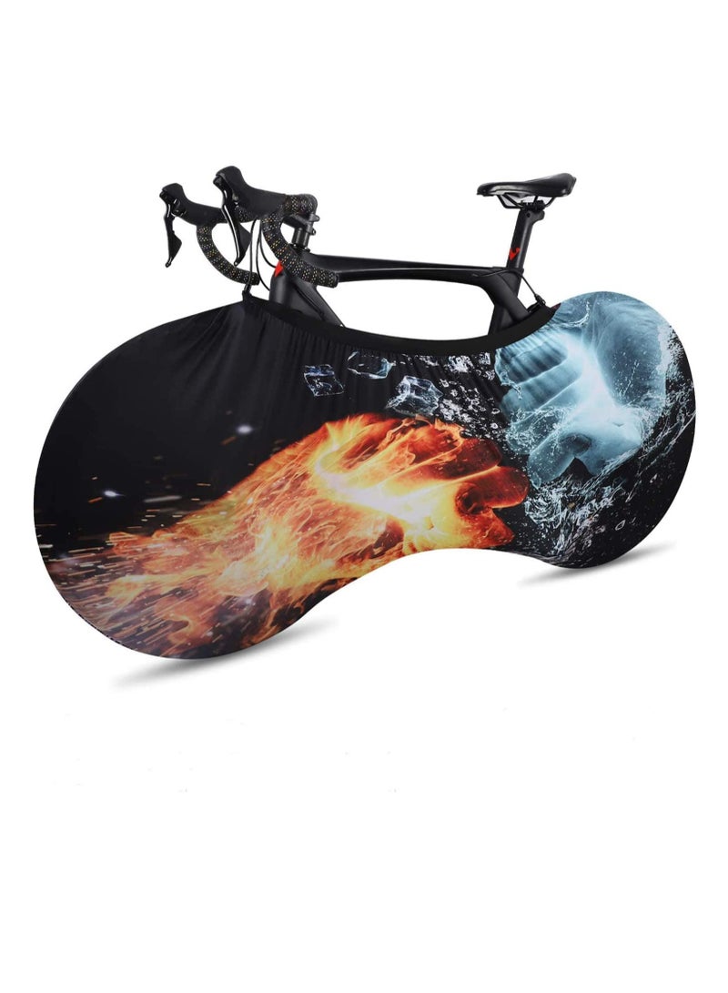 SYOSI Cozy Bicycle Indoor Storage Cover, Indoor Mountain Bike Cover,Bicycle Storage Cover,Wheel Pant Chains Garage,ndoor Anti Dust Mountain Bike Storage Bag  - Image 1