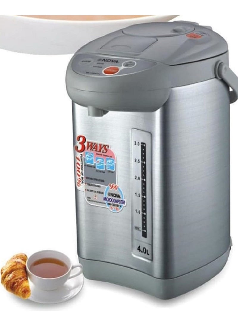 NOVA Hot Water Dispenser Thermo Pot With Re-Boil, Keep Warm Function. 750 Watts" 4.0Litres  - Image 1