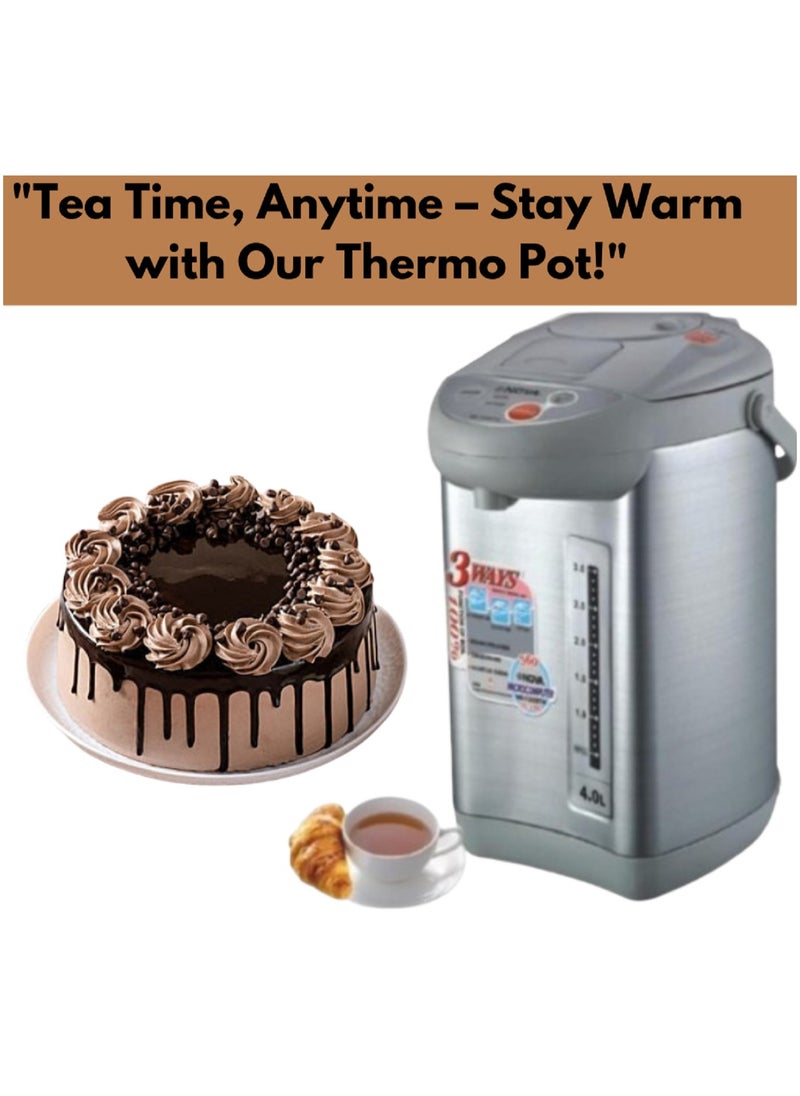 NOVA Hot Water Dispenser Thermo Pot With Re-Boil, Keep Warm Function. 750 Watts" 4.0Litres  - Image 2