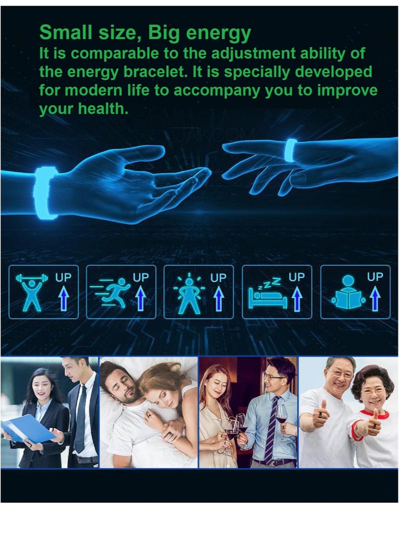 Generic - Smart Ring R5 Newest Intelligent Wearable Device Build-in 6 RFID Cards 128GB Wireless Disk Sharing 2 Health Stones NFC Functions for iPhone Android Size: M (Perimeter 58-63mm, Diameter 19mm) - Image 1