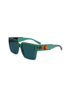 Calvin Klein Jeans Unisex Rectangular Sunglasses - CKJ23622S-300-5320 - Lens Size: 53 Mm  - Image 2