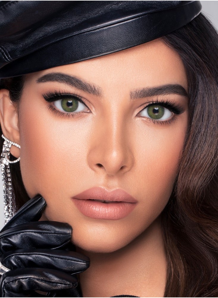 وندر لوك - عدسات عيون لاصقة  وندر لوك   - عدسات شهرية لون منت - 5  زوج في العلبة - Image 1
