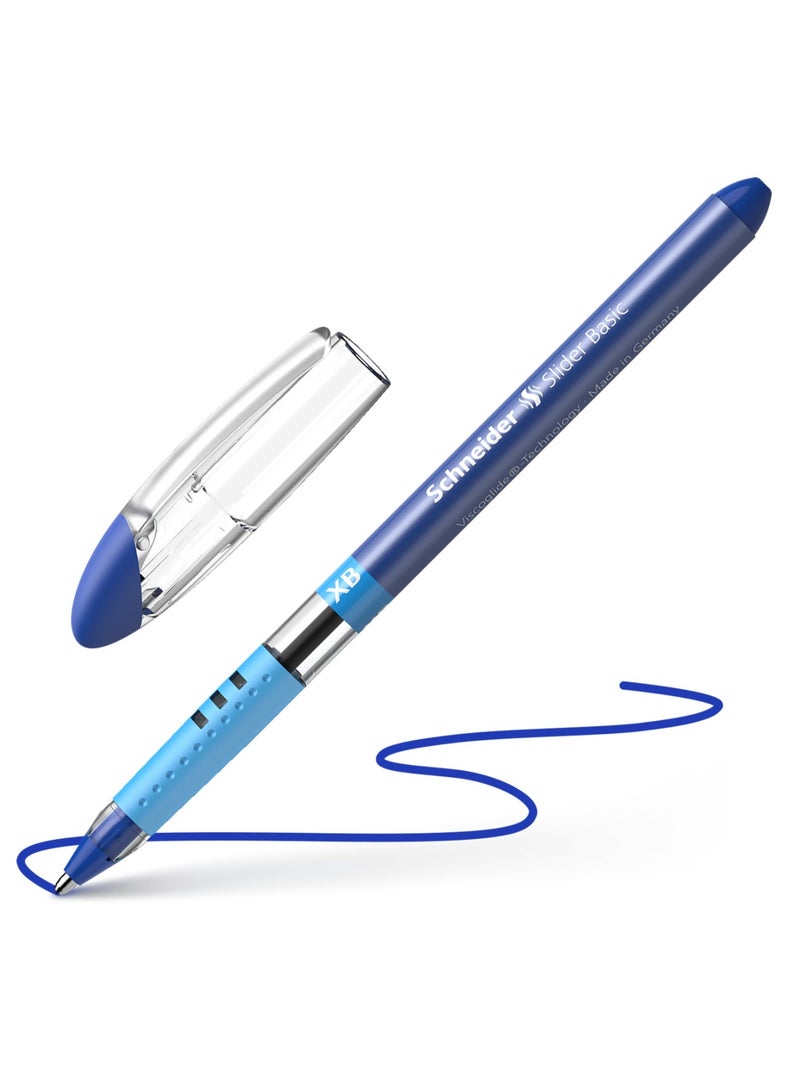 Schneider قلم حبر جاف أساسي XB بقطعة واحدة طرف عريض جداً حبر أزرق - Image 1