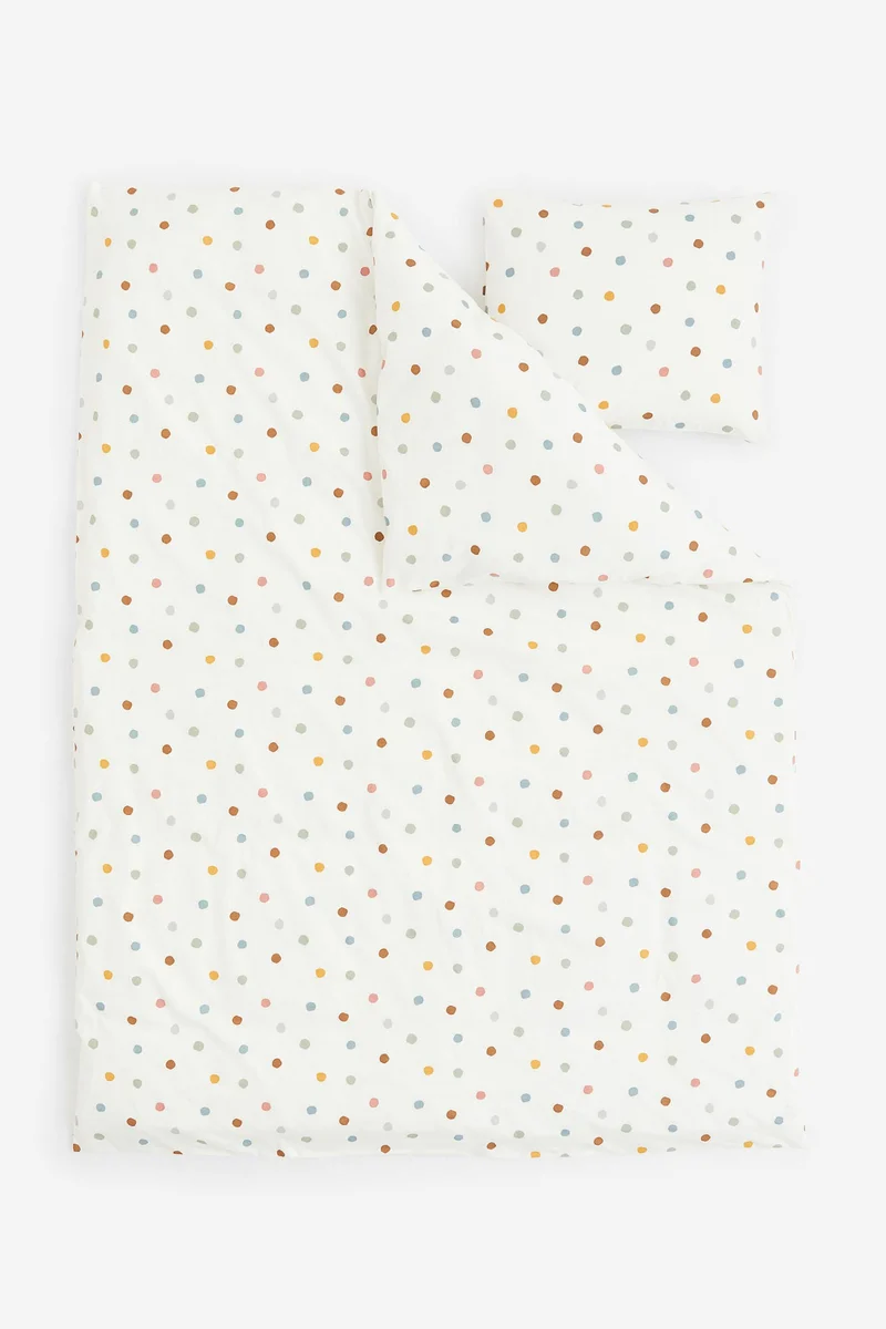 H&M Cotton single duvet cover set