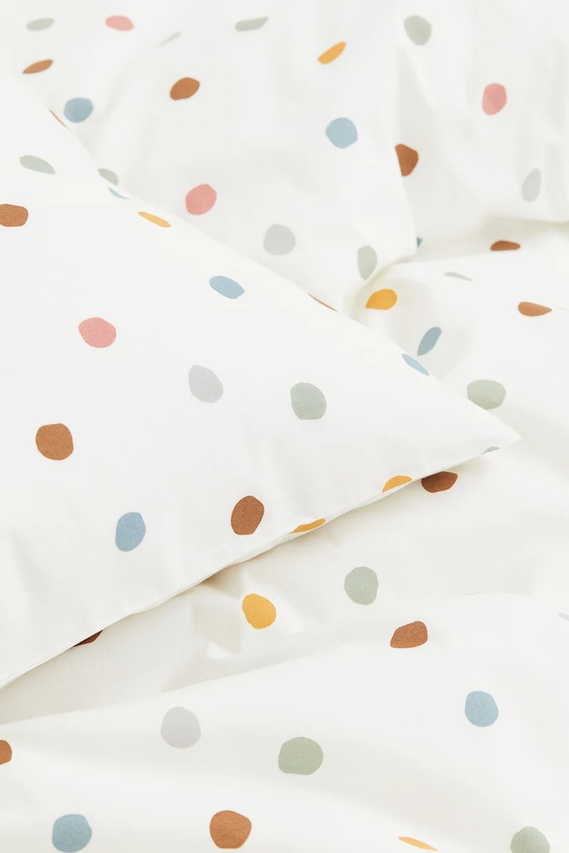 H&M Cotton single duvet cover set