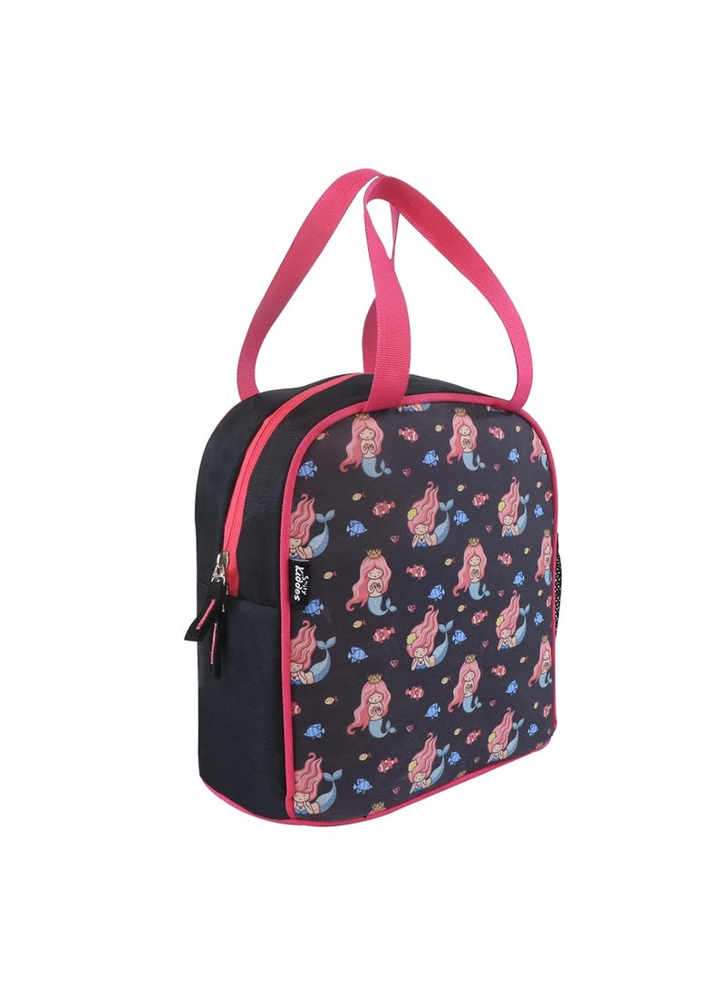 SMILY KIDDOS Smily Kiddos Joy Lunch Bag- Mermaid Theme - Violet| one Main Compartment | Best Birthday Return Gifts for Boys & Girls  - Image 3