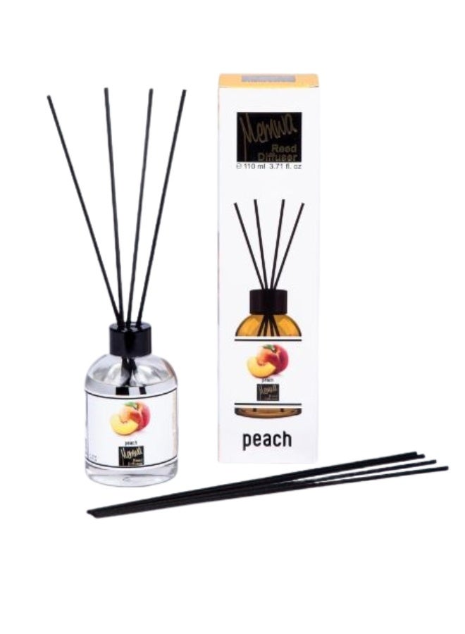 ميموا فواحة عود معطر جو برائحة الخوخ 110 مل من ميموا – معطر منزلي فاخر برائحة فاكهية منعشة - Image 1